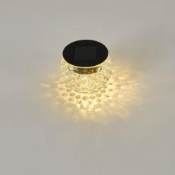 hofstein Set de 24 lampes solaires Benson LED Noir, 1 lumière