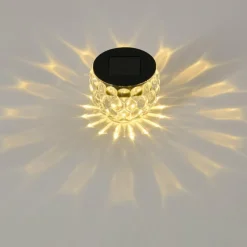 hofstein Set de 24 lampes solaires Benson LED Noir, 1 lumière