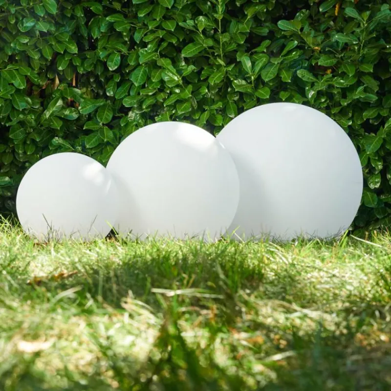 hofstein Set de boules lumineuses Arslev Blanc, 3 lumières