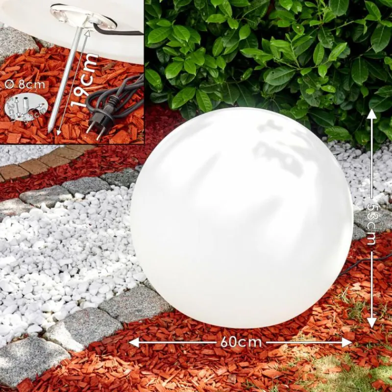 hofstein Set de boules lumineuses Arslev Blanc, 4 lumières