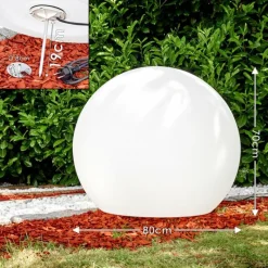 hofstein Set de boules lumineuses Arslev Blanc, 4 lumières