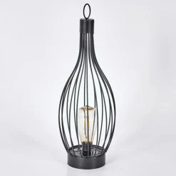 Lampes Vintages & Rétros-hofstein Set de Lampe de table solaire Quillagua LED Noir, 1 lumière