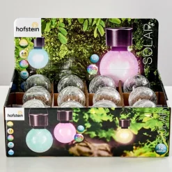 hofstein Set de lampes solaires Falco LED Argenté, 1 lumière