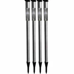 Luminaires Globo Lighting Set de lampes solaires Globo SOLAR LED Acier inoxydable, 1 lumière