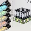 hofstein Set de lampes solaires Lakeland LED Noir, 1 lumière