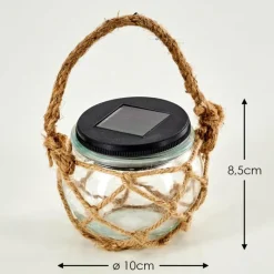 hofstein Set de lampes solaires Maastricht LED Noir, 1 lumière