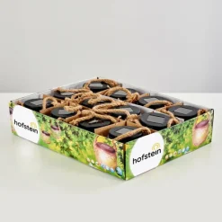 hofstein Set de lampes solaires Maastricht LED Noir, 1 lumière