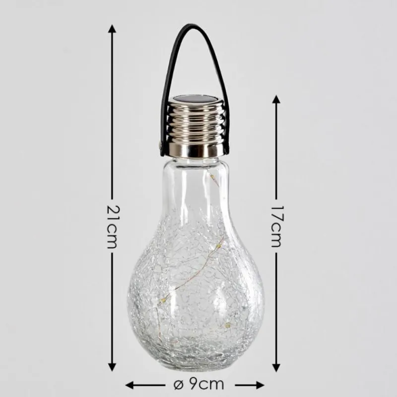 hofstein Set de lampes solaires Tian LED Argenté, 1 lumière