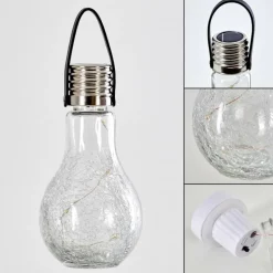 hofstein Set de lampes solaires Tian LED Argenté, 1 lumière