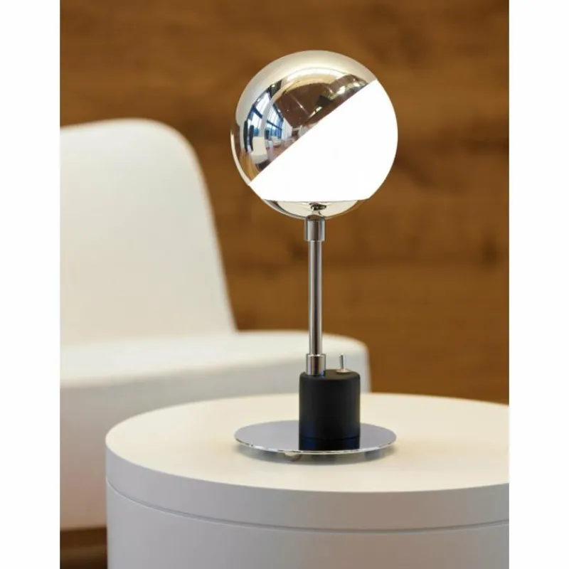 Luminaires Tecnolumen SF 28 Tecnolumen Lampe à poser Chrome, Noir, 1 lumière