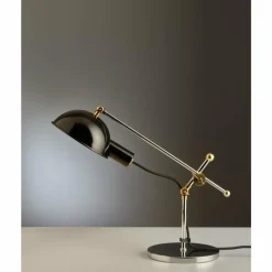 Lampe Design-Luminaires Tecnolumen SF 27 Tecnolumen Lampes de table Chrome, Laiton, 1 lumière