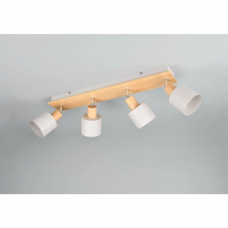 Luminaires Trio Shanti Spot de plafond Gris, 4 lumières* Spots Et Projecteurs