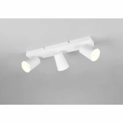 Lampes Dorées-Luminaires Trio Sharp Spot de plafond Blanc, 3 lumières