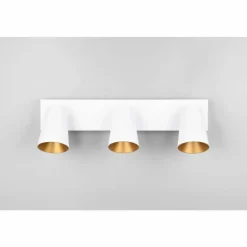 Lampes Dorées-Luminaires Trio Sharp Spot de plafond Blanc, 3 lumières