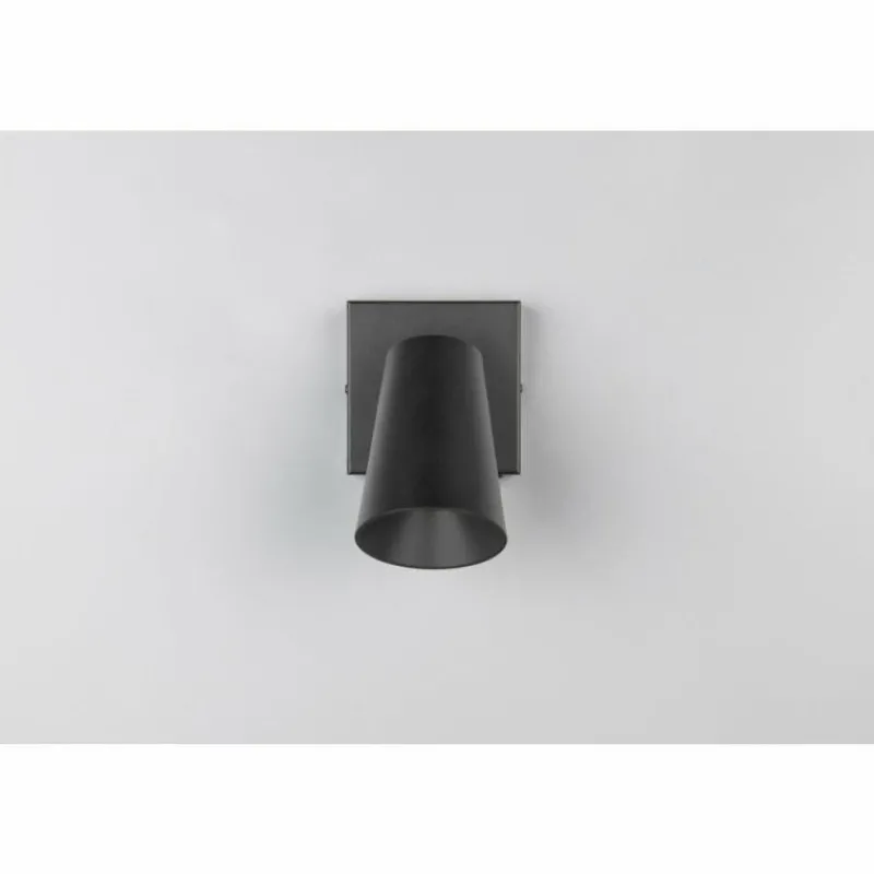 Lampes Dorées-Luminaires Trio Sharp Spot de plafond Noir, 1 lumière