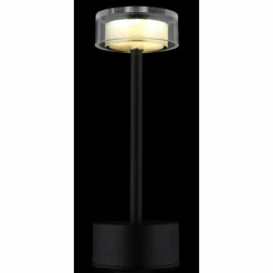 Suspension Verre Fumé-Luminaires Globo Lighting Shira Lampe à poser LED Noir, 1 lumière