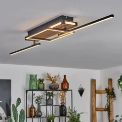 hofstein Sigersvik Plafonnier LED Écru, Noir, 1 lumière