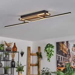 hofstein Sigersvik Plafonnier LED Écru, Noir, 1 lumière