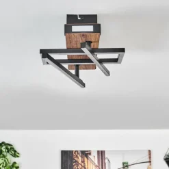 hofstein Sigersvik Plafonnier LED Écru, Noir, 1 lumière