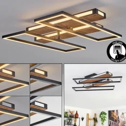 hofstein Sigersvik Plafonnier LED Écru, Noir, 1 lumière