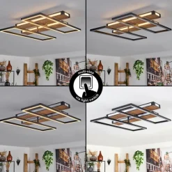 hofstein Sigersvik Plafonnier LED Écru, Noir, 1 lumière