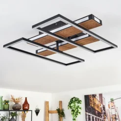 hofstein Sigersvik Plafonnier LED Écru, Noir, 1 lumière