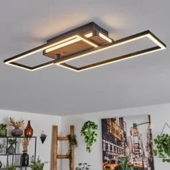 hofstein Sigersvik Plafonnier LED Écru, Noir, 1 lumière