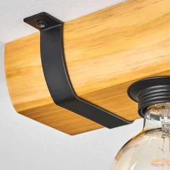 hofstein Skads Plafonnier Écru, Noir, 3 lumières