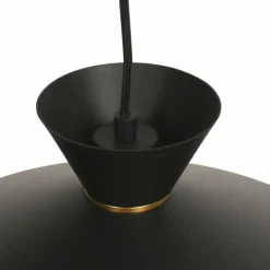 Lampes Dorées-Luminaires Steinhauer Skandina Suspension Or, Noir, 1 lumière