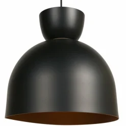 Lampes Dorées-Luminaires Steinhauer Skandina Suspension Or, Noir, 1 lumière