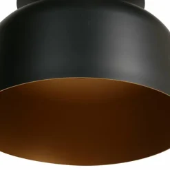 Lampes Dorées-Luminaires Steinhauer Skandina Suspension Or, Noir, 1 lumière