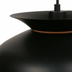 Lampes Dorées-Luminaires Steinhauer Skandina Suspension Or, Noir, 1 lumière