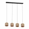Luminaires Trio SMILLA Suspension Noir, 4 lumières* Suspensions