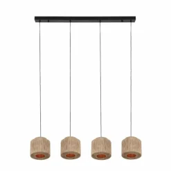 Luminaires Trio SMILLA Suspension Noir, 4 lumières* Suspensions