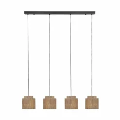 Luminaires Trio SMILLA Suspension Noir, 4 lumières* Suspensions
