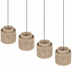 Luminaires Trio SMILLA Suspension Noir, 4 lumières* Suspensions