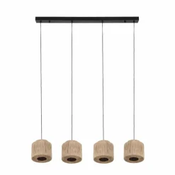 Luminaires Trio SMILLA Suspension Noir, 4 lumières* Suspensions