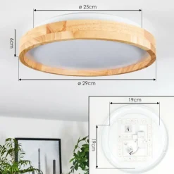 hofstein Sofo Plafonnier LED Blanc, 1 lumière