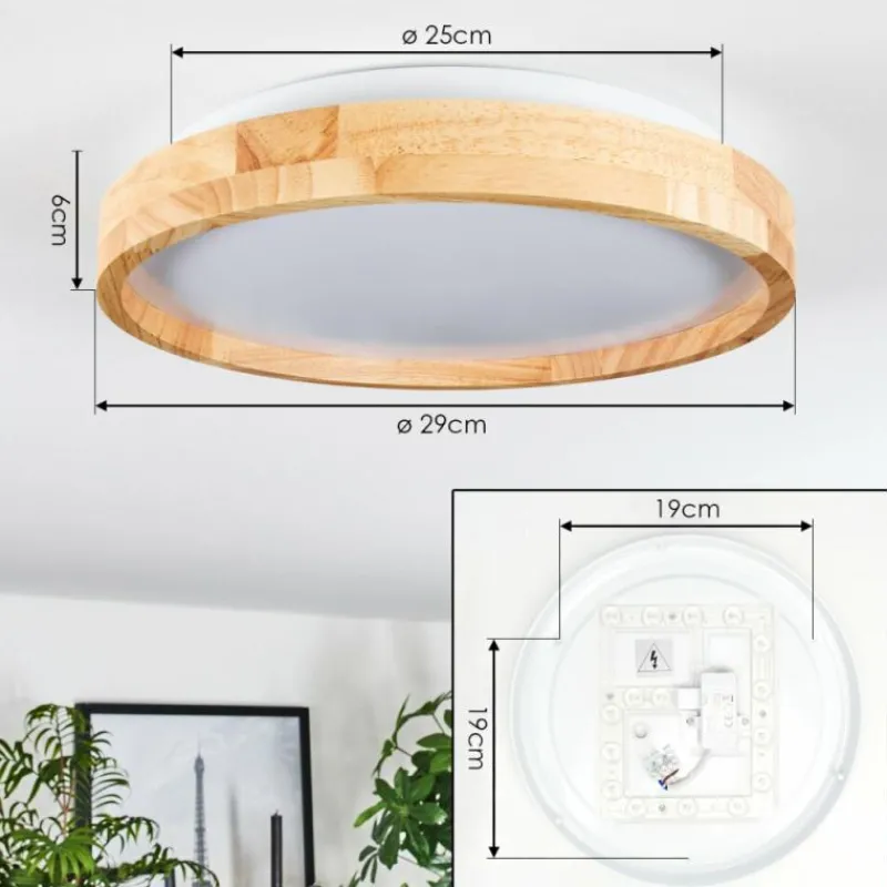 hofstein Sofo Plafonnier LED Blanc, 1 lumière