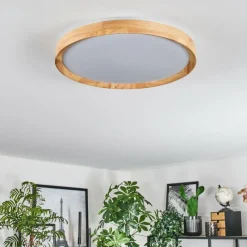 Luminaires Scandinaves-hofstein Sofo Plafonnier LED Blanc, 1 lumière, Télécommandes