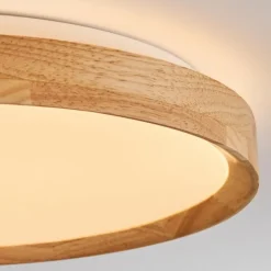 Luminaires Scandinaves-hofstein Sofo Plafonnier LED Blanc, 1 lumière, Télécommandes