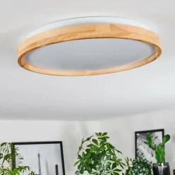 Luminaires Scandinaves-hofstein Sofo Plafonnier LED Blanc, 1 lumière, Télécommandes