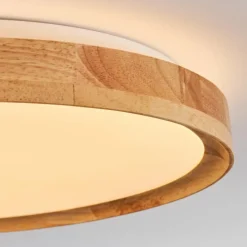 Luminaires Scandinaves-hofstein Sofo Plafonnier LED Blanc, 1 lumière, Télécommandes