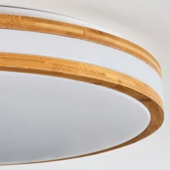 Luminaires Scandinaves-hofstein Sofo Plafonnier LED Blanc, 1 lumière, Télécommandes