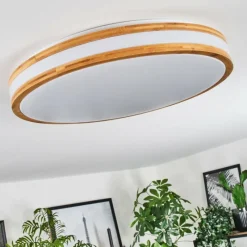 Luminaires Scandinaves-hofstein Sofo Plafonnier LED Blanc, 1 lumière, Télécommandes