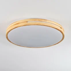 Luminaires Scandinaves-hofstein Sofo Plafonnier LED Blanc, 1 lumière, Télécommandes