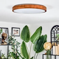 Luminaires Scandinaves-hofstein Sofo Plafonnier LED Écru, 1 lumière, Télécommandes