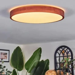 Luminaires Scandinaves-hofstein Sofo Plafonnier LED Écru, 1 lumière, Télécommandes