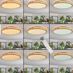 Luminaires Scandinaves-hofstein Sofo Plafonnier, Panel LED Blanc, 1 lumière, Télécommandes