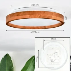 hofstein Sofo Plafonnier, Panel LED Blanc, 1 lumière